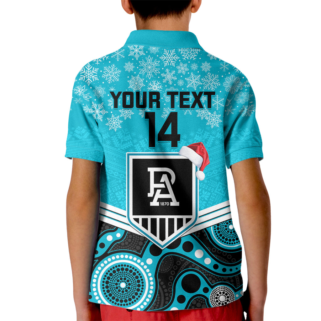 custom-port-adelaide-football-christmas-kid-polo-shirt-merry-xmas-2023-mix-aboriginal-art