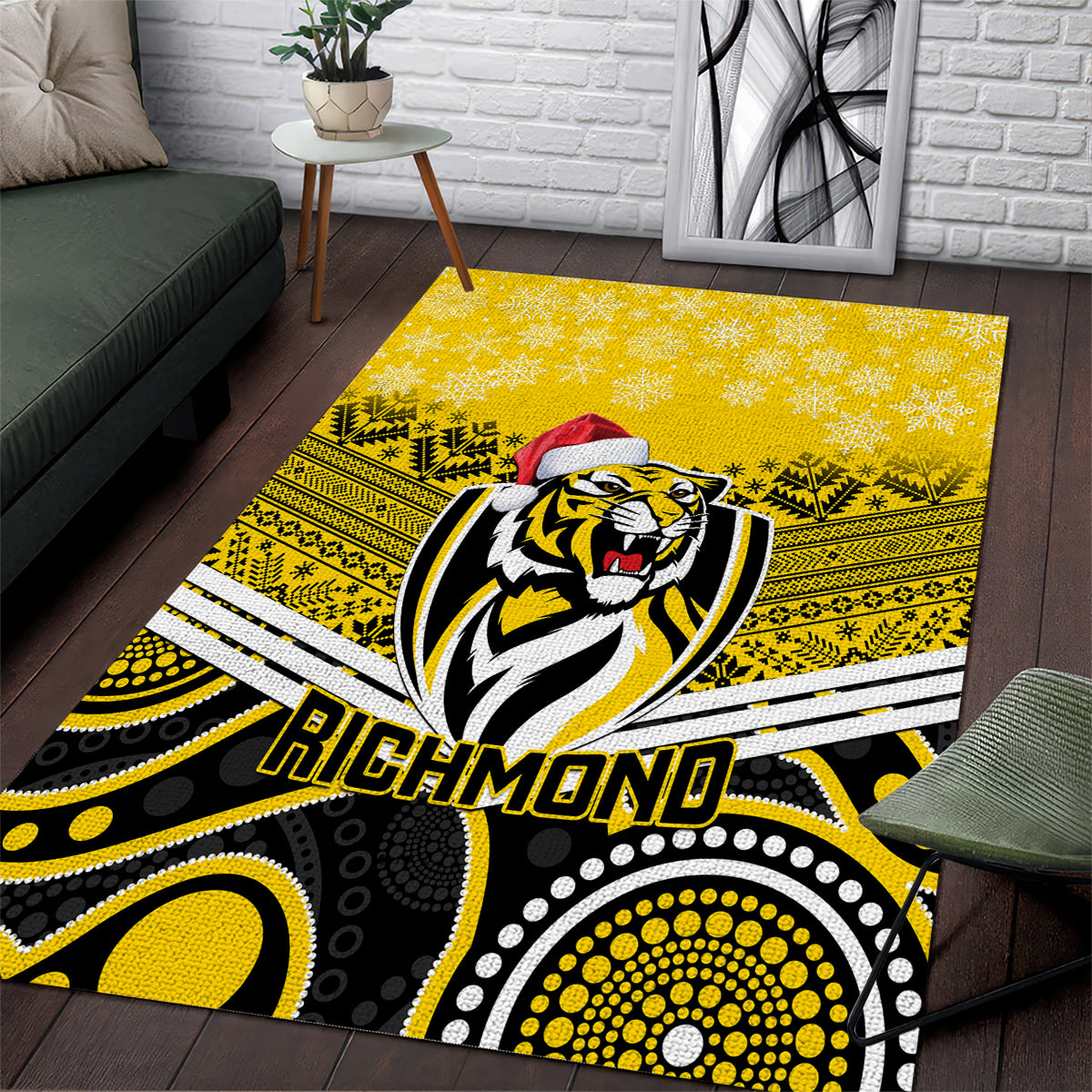 custom-richmond-football-christmas-area-rug-merry-xmas-2023-mix-aboriginal-art