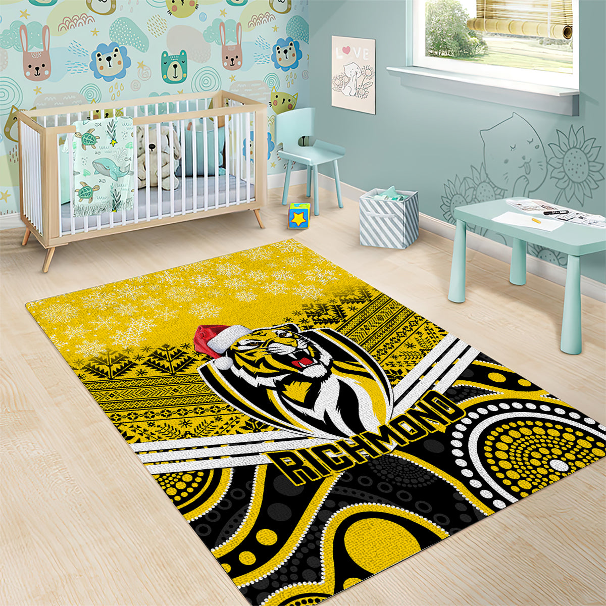 custom-richmond-football-christmas-area-rug-merry-xmas-2023-mix-aboriginal-art