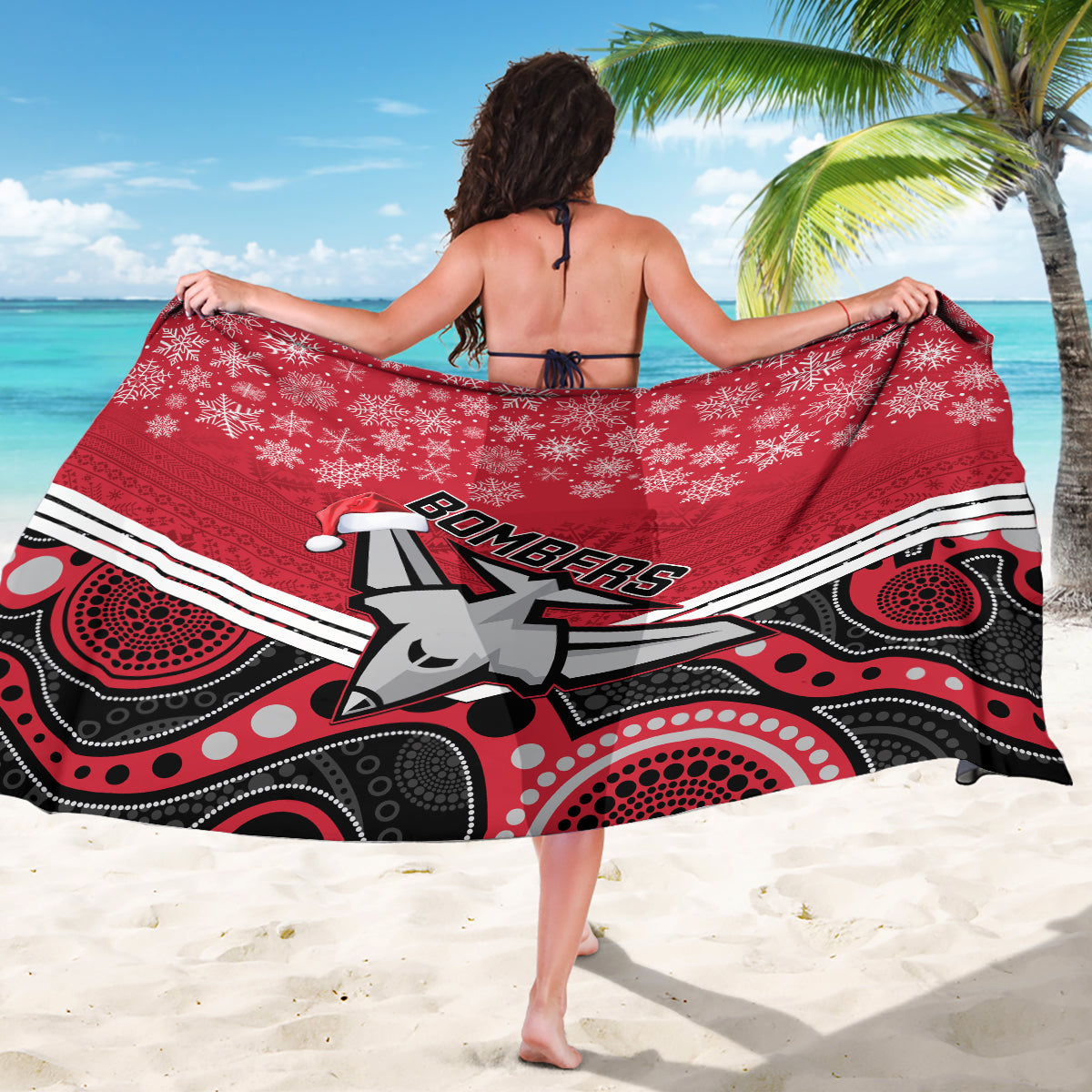 custom-essendon-football-christmas-sarong-merry-xmas-2023-mix-aboriginal-art