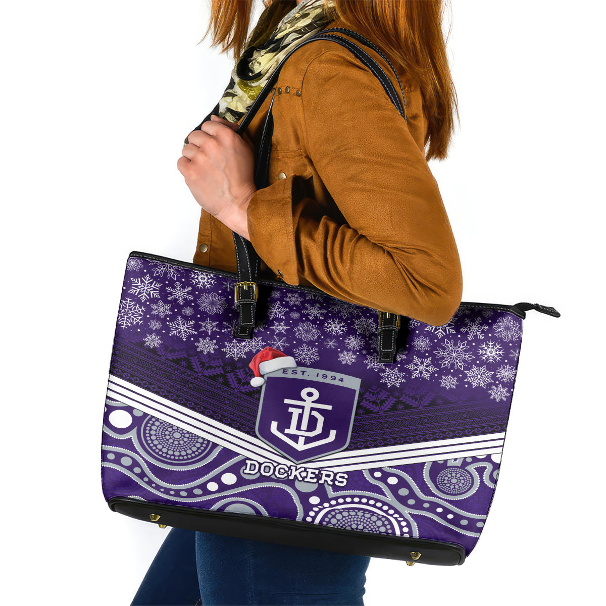 custom-dockers-football-christmas-leather-tote-bag-merry-xmas-2023-mix-aboriginal-art