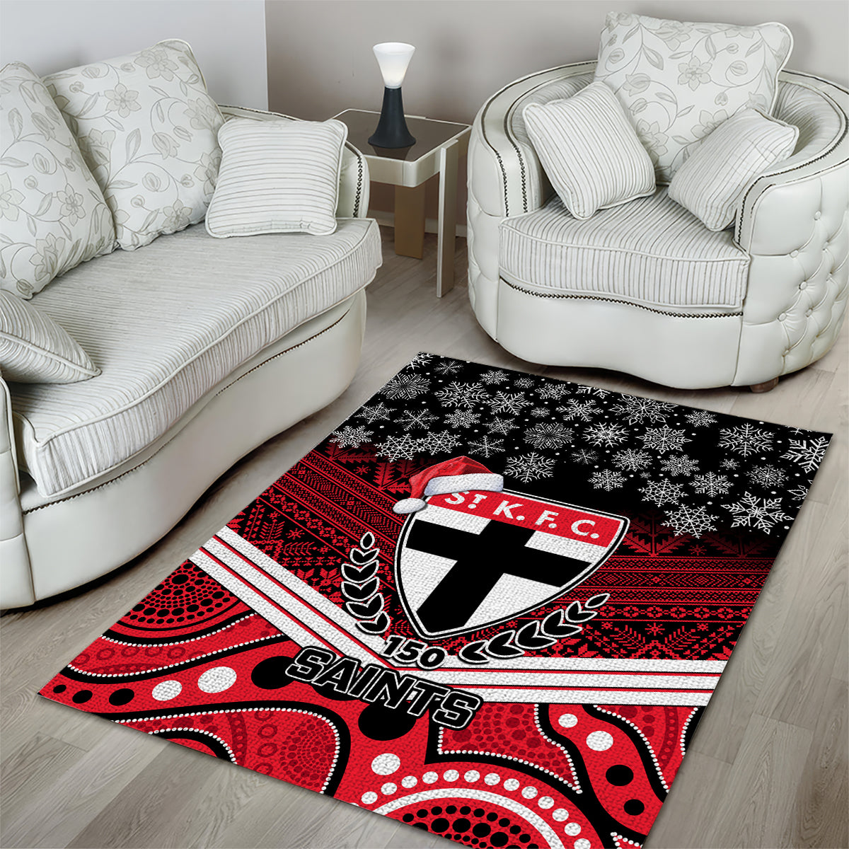 custom-st-kilda-football-christmas-area-rug-merry-xmas-2023-mix-aboriginal-art