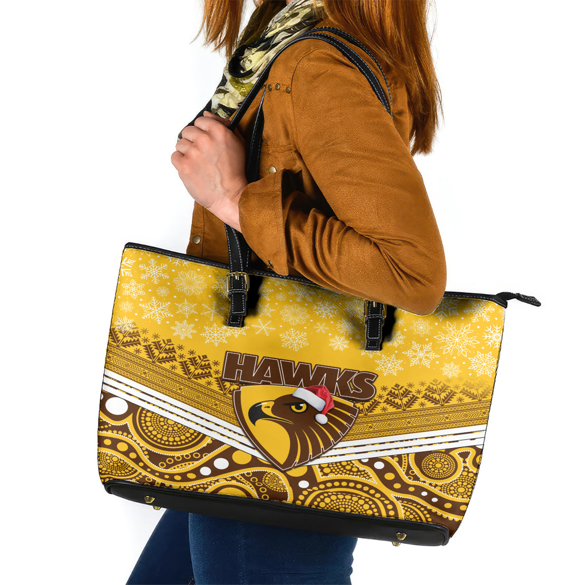 custom-hawthorn-football-christmas-leather-tote-bag-merry-xmas-2023-mix-aboriginal-art