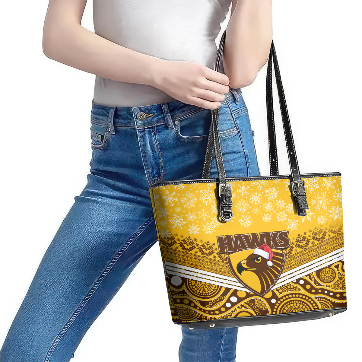 custom-hawthorn-football-christmas-leather-tote-bag-merry-xmas-2023-mix-aboriginal-art