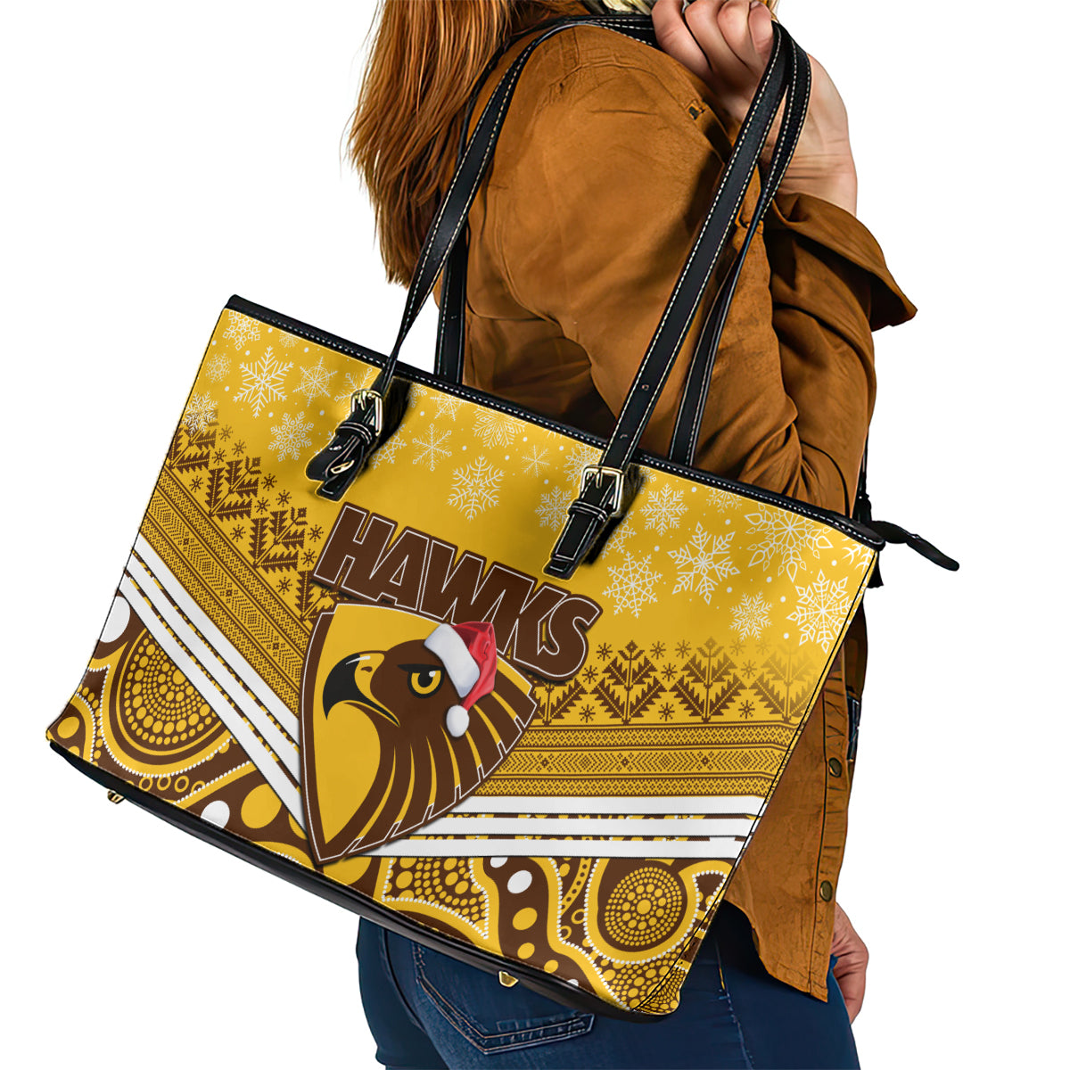 custom-hawthorn-football-christmas-leather-tote-bag-merry-xmas-2023-mix-aboriginal-art