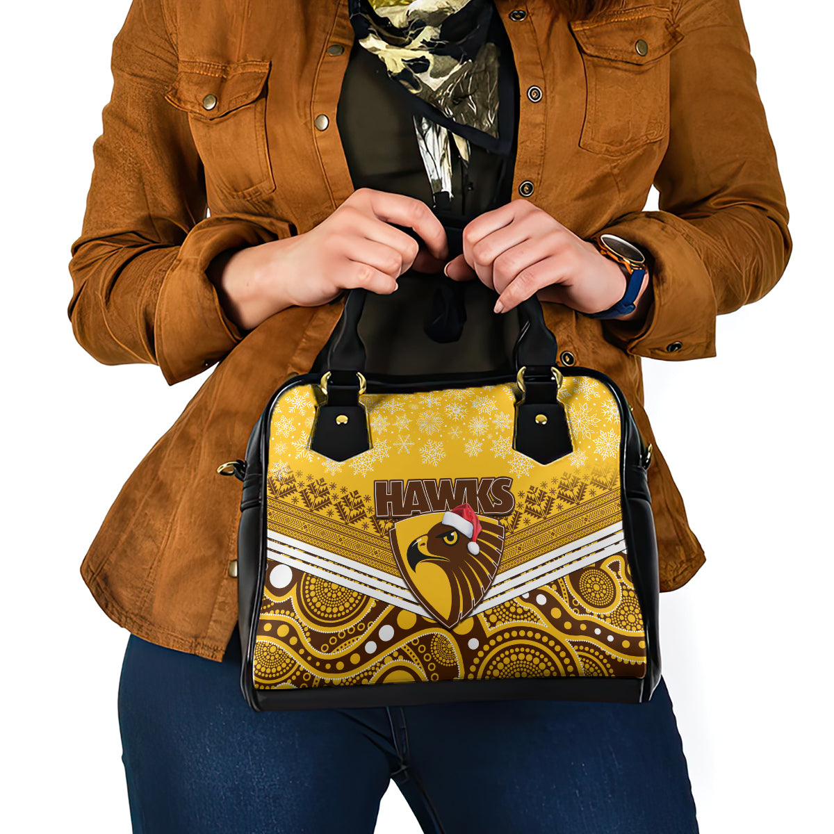 custom-hawthorn-football-christmas-shoulder-handbag-merry-xmas-2023-mix-aboriginal-art