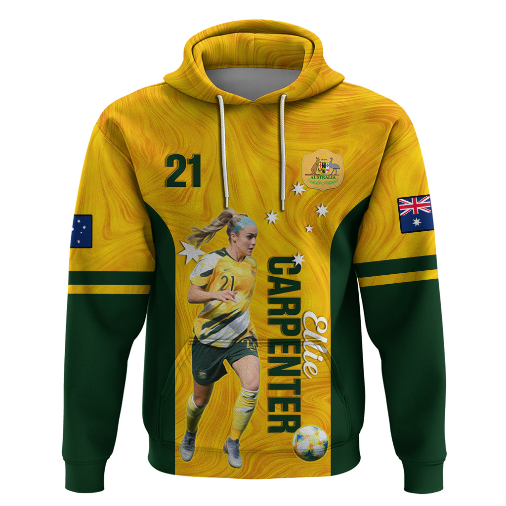 australia-soccer-hoodie-ellie-carpenter-matildas-gold-version