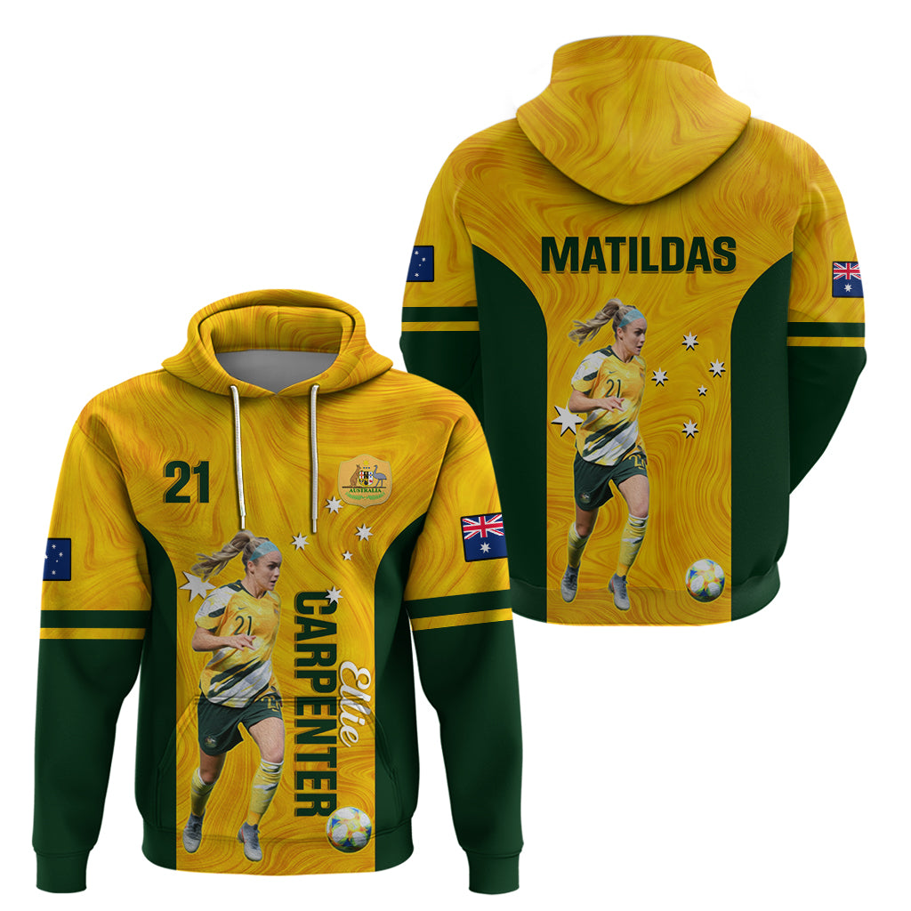 australia-soccer-hoodie-ellie-carpenter-matildas-gold-version