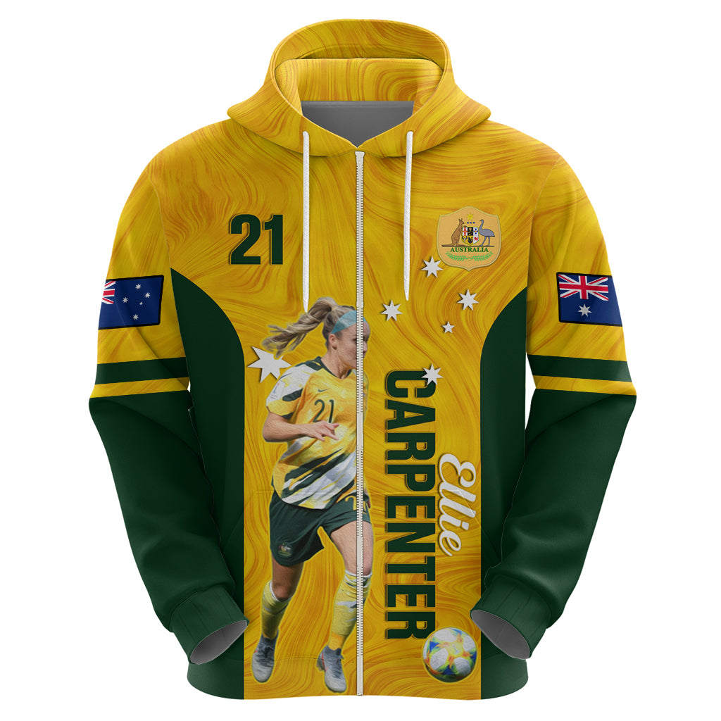 australia-soccer-hoodie-ellie-carpenter-matildas-gold-version