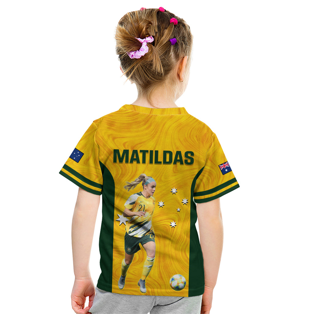 australia-soccer-kid-t-shirt-ellie-carpenter-matildas-gold-version