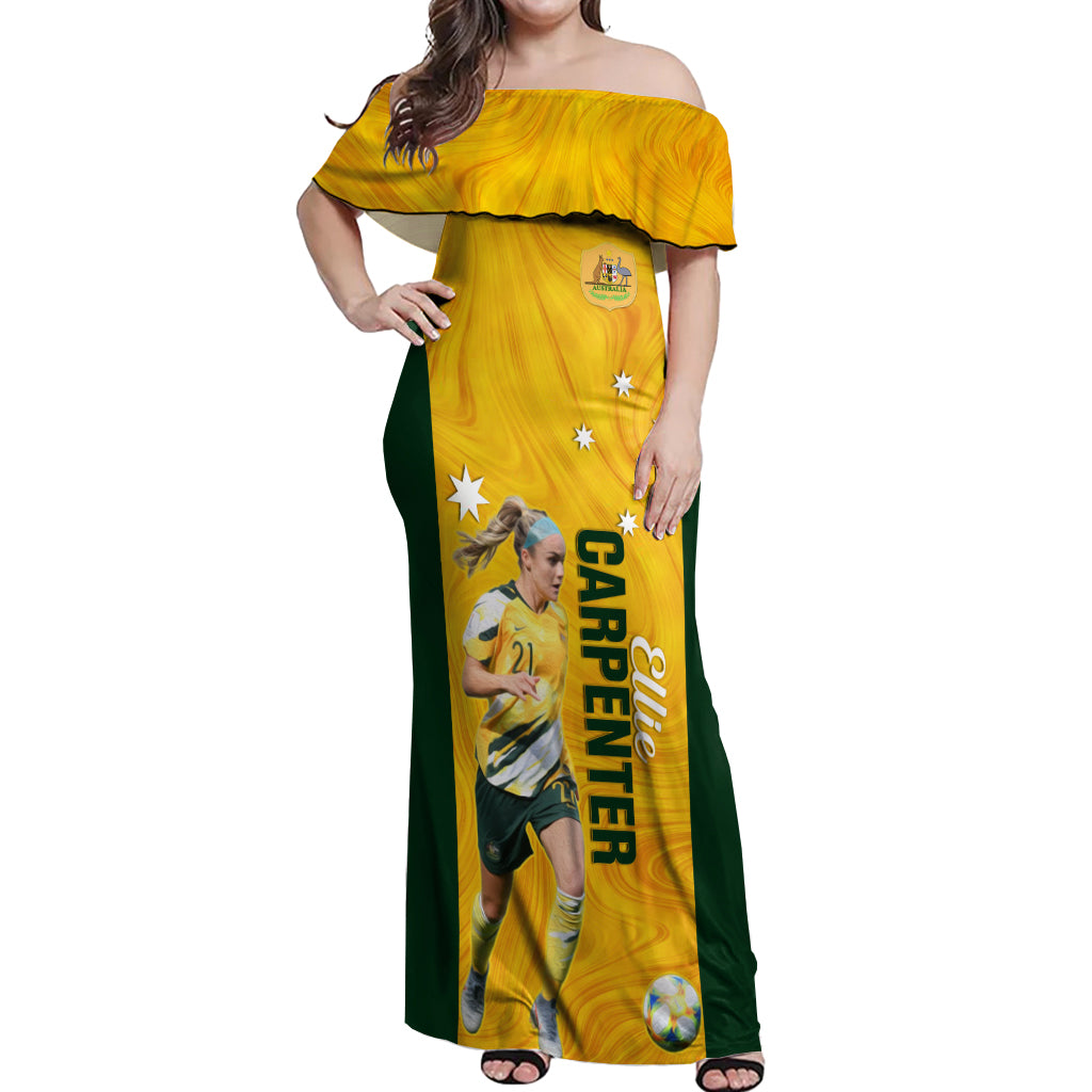 australia-soccer-off-shoulder-maxi-dress-ellie-carpenter-matildas-gold-version