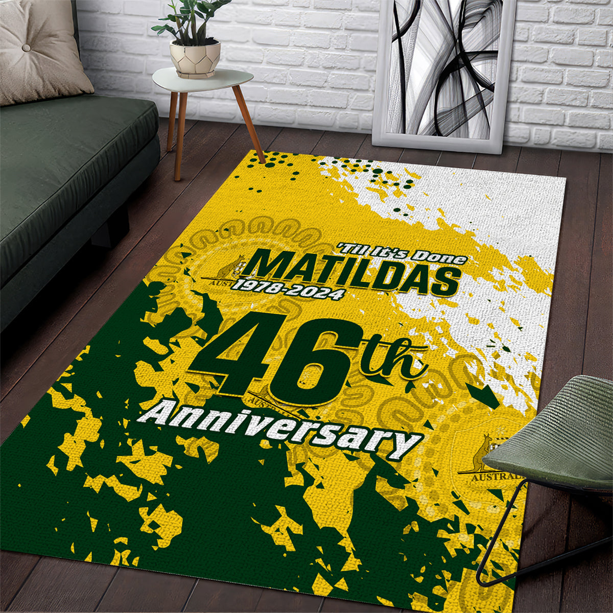 australia-soccer-area-rug-til-its-done-matildas-2024-happy-46th-anniversary