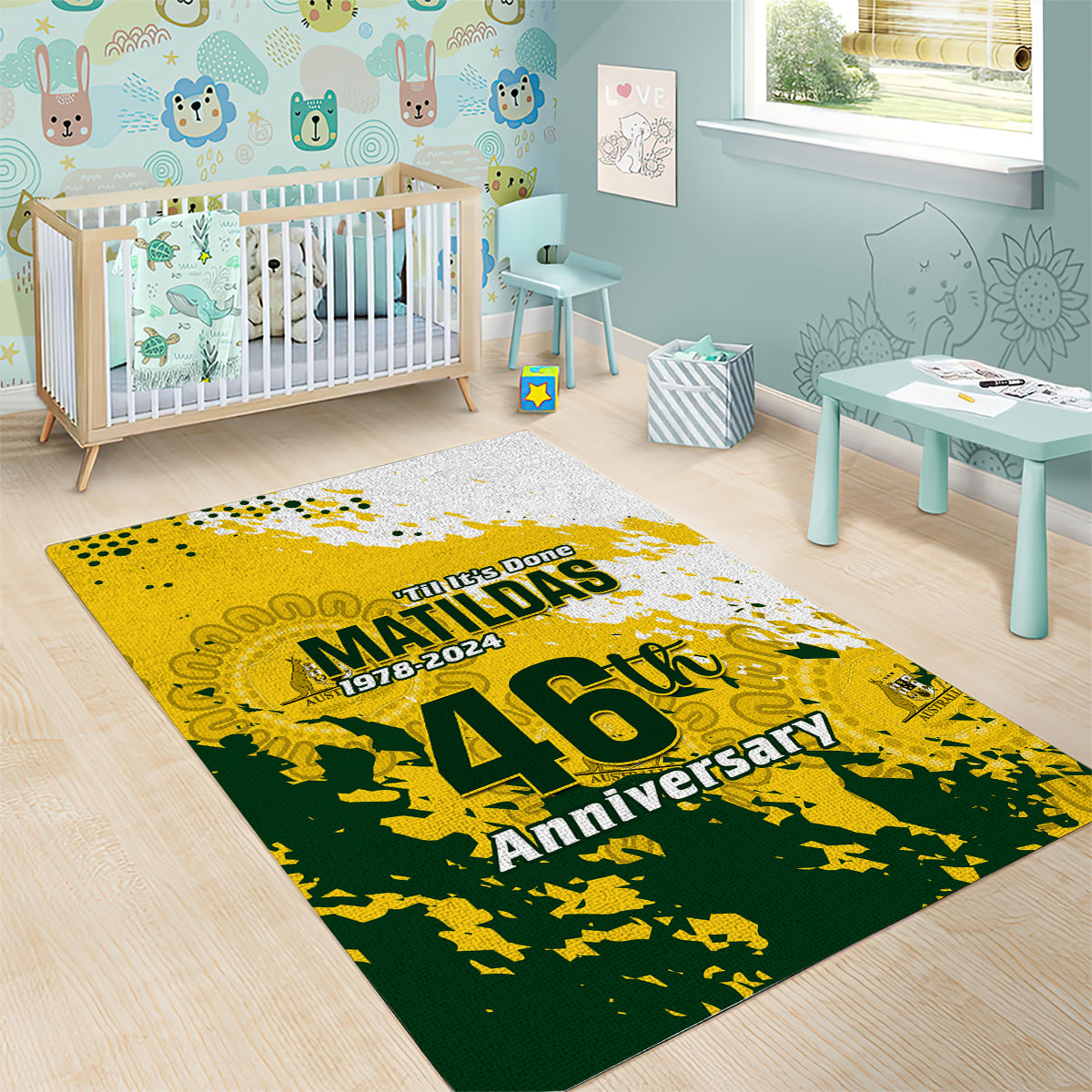 australia-soccer-area-rug-til-its-done-matildas-2024-happy-46th-anniversary