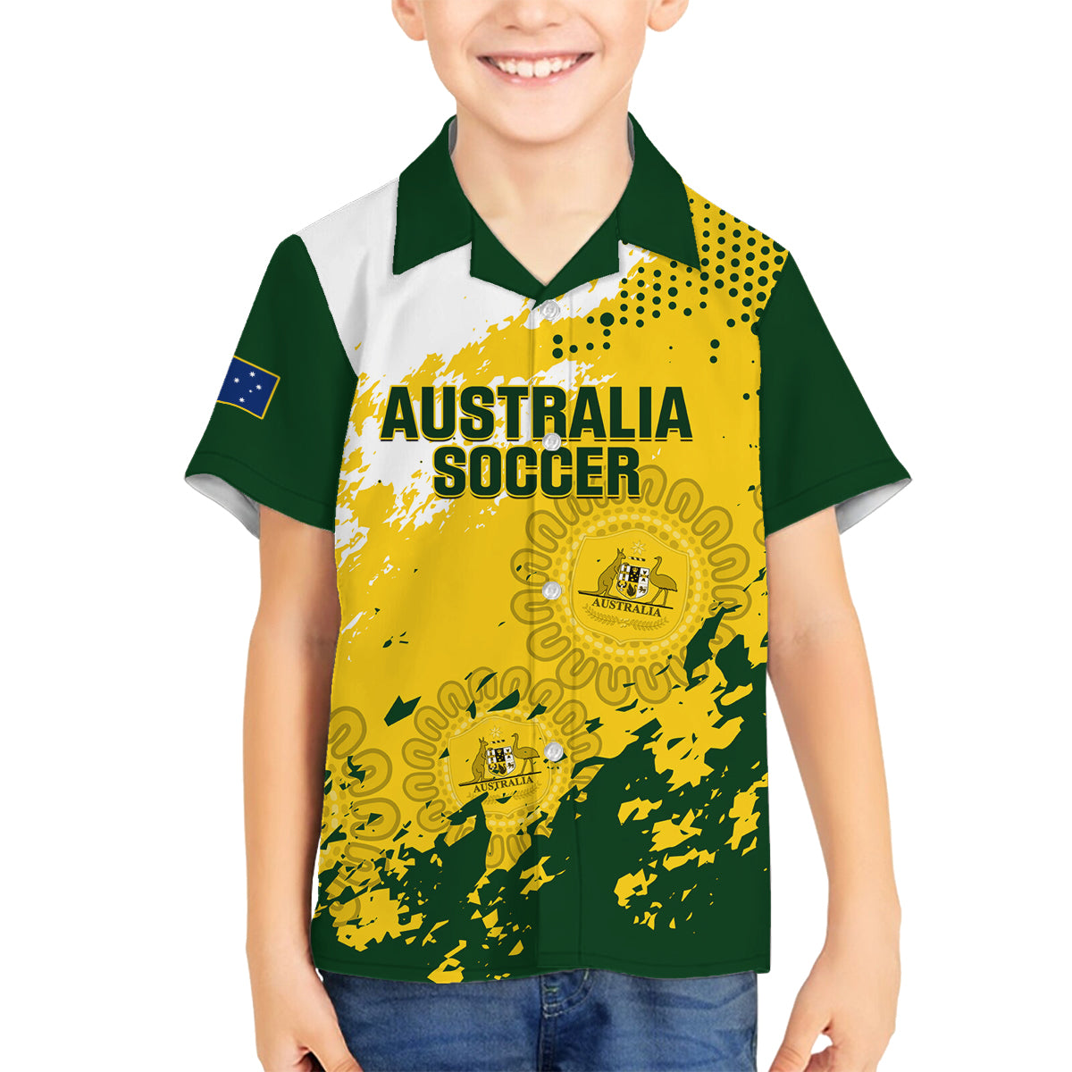 australia-soccer-family-matching-off-shoulder-long-sleeve-dress-and-hawaiian-shirt-til-its-done-matildas-2024-happy-46th-anniversary