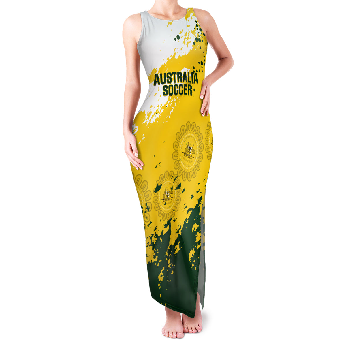 australia-soccer-family-matching-tank-maxi-dress-and-hawaiian-shirt-til-its-done-matildas-2024-happy-46th-anniversary