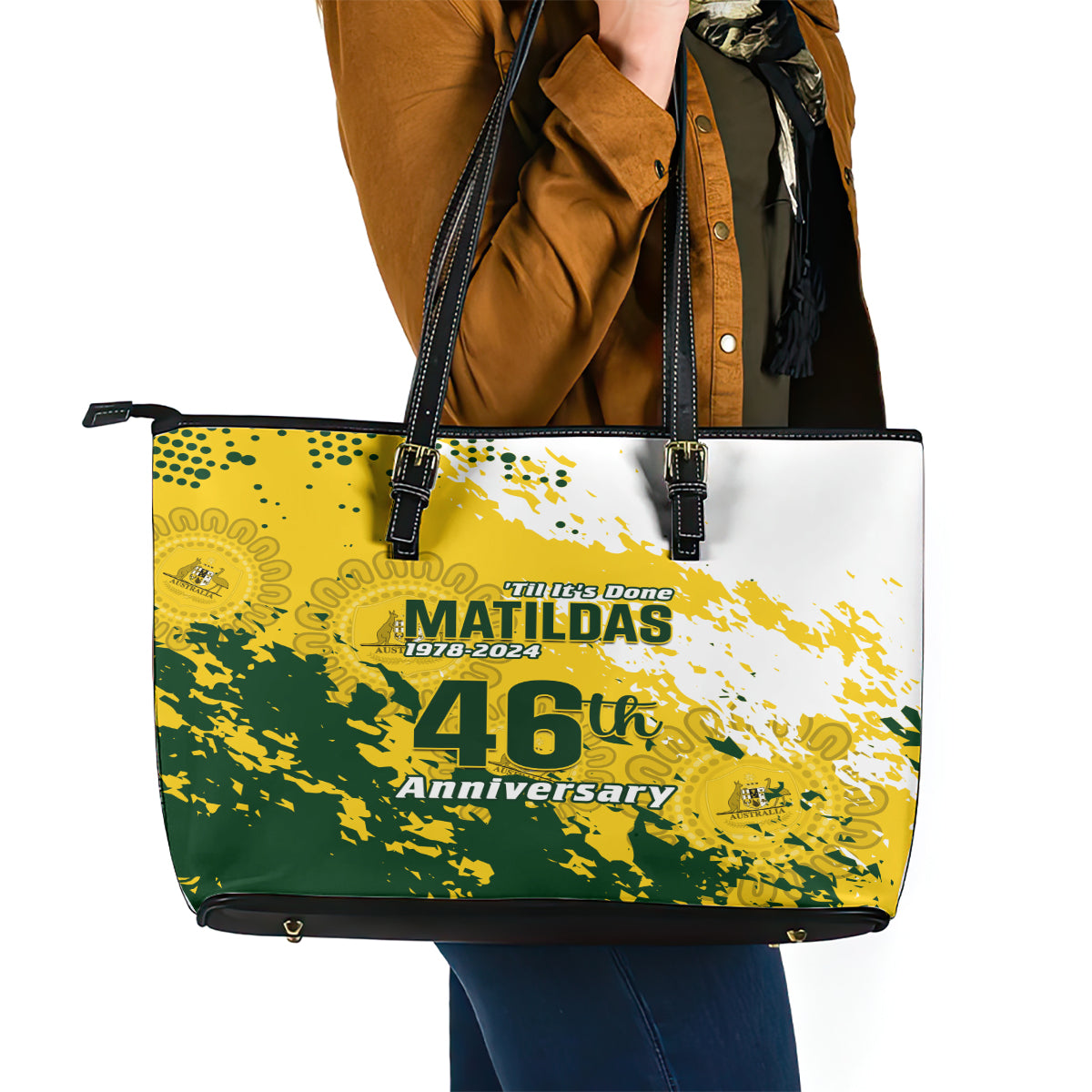 australia-soccer-leather-tote-bag-til-its-done-matildas-2024-happy-46th-anniversary