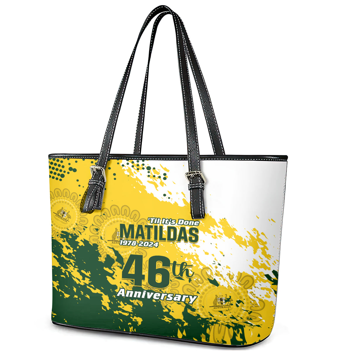 australia-soccer-leather-tote-bag-til-its-done-matildas-2024-happy-46th-anniversary