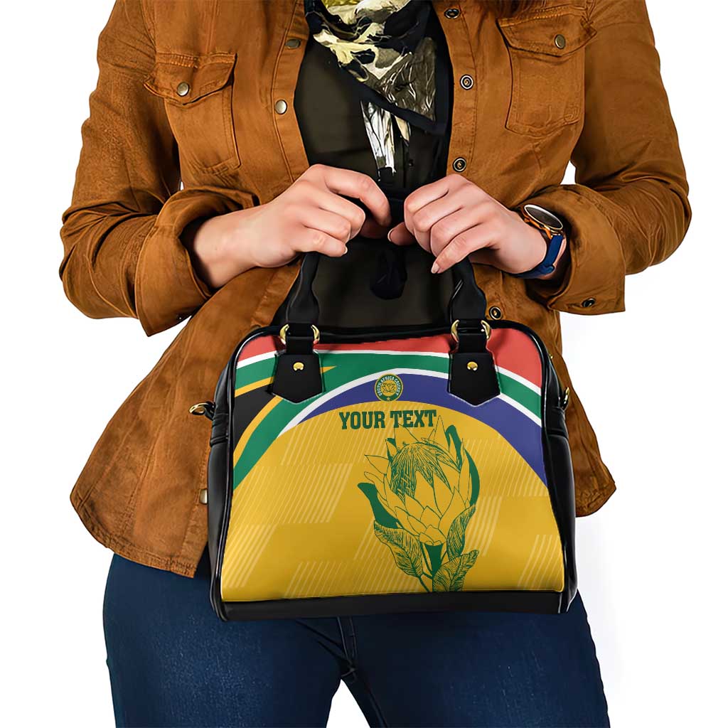 Custom South Africa Cricket Shoulder Handbag Go Champions World Cup Proteas