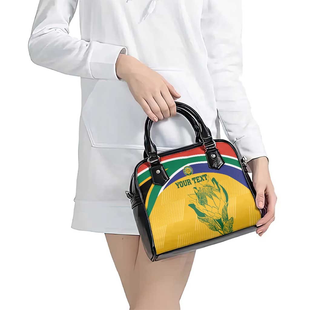 Custom South Africa Cricket Shoulder Handbag Go Champions World Cup Proteas