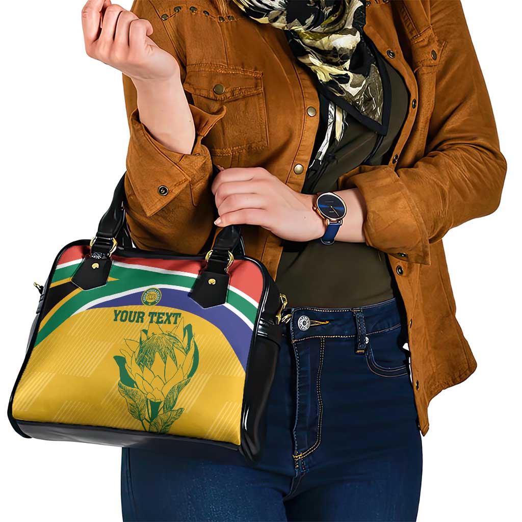 Custom South Africa Cricket Shoulder Handbag Go Champions World Cup Proteas