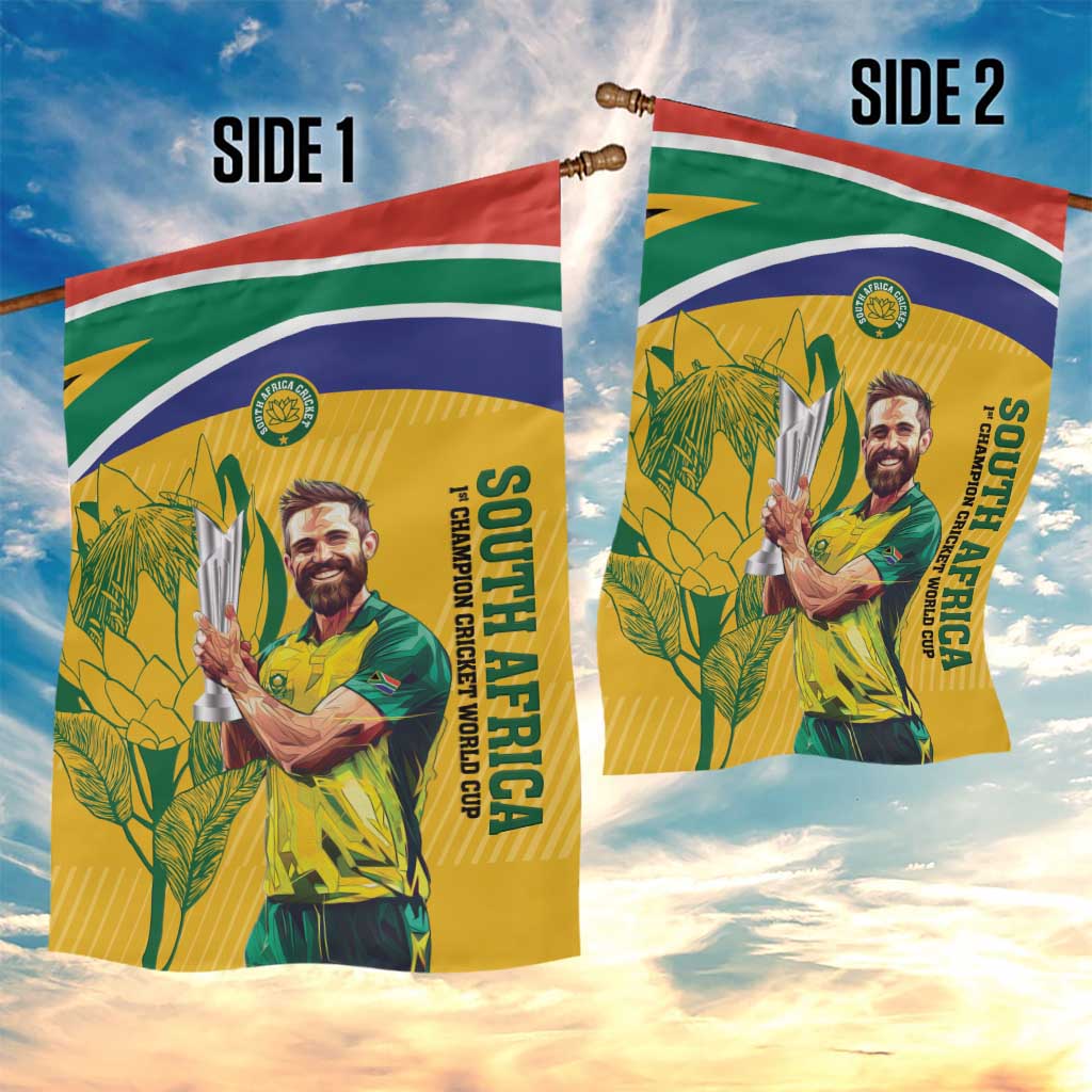 South Africa Cricket Garden Flag 1st Champions World Cup Proud Of Our Boys