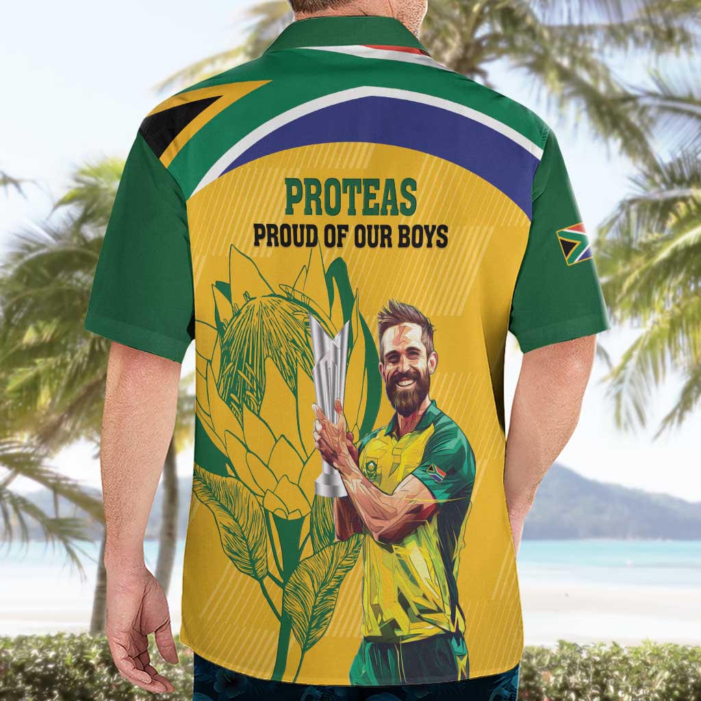 South Africa Cricket Hawaiian Shirt 1st Champions World Cup Proud Of Our Boys