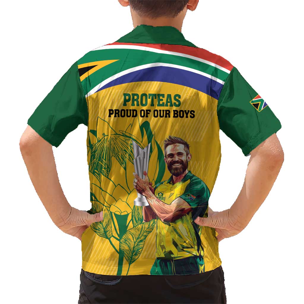 South Africa Cricket Hawaiian Shirt 1st Champions World Cup Proud Of Our Boys