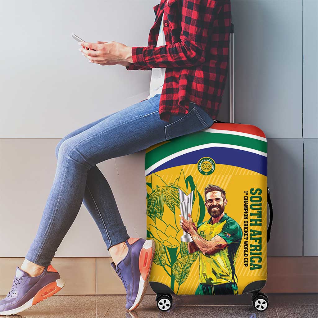 South Africa Cricket Luggage Cover 1st Champions World Cup Proud Of Our Boys