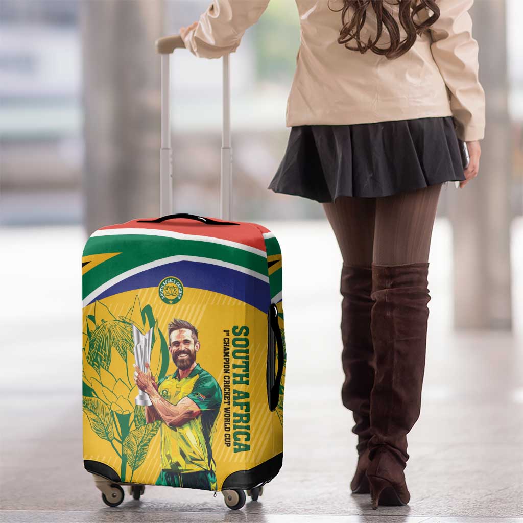 South Africa Cricket Luggage Cover 1st Champions World Cup Proud Of Our Boys