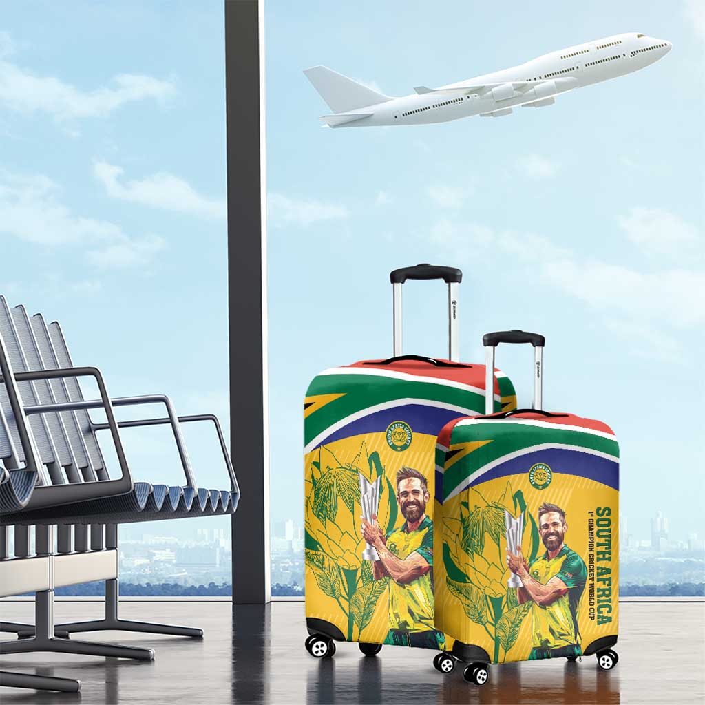 South Africa Cricket Luggage Cover 1st Champions World Cup Proud Of Our Boys