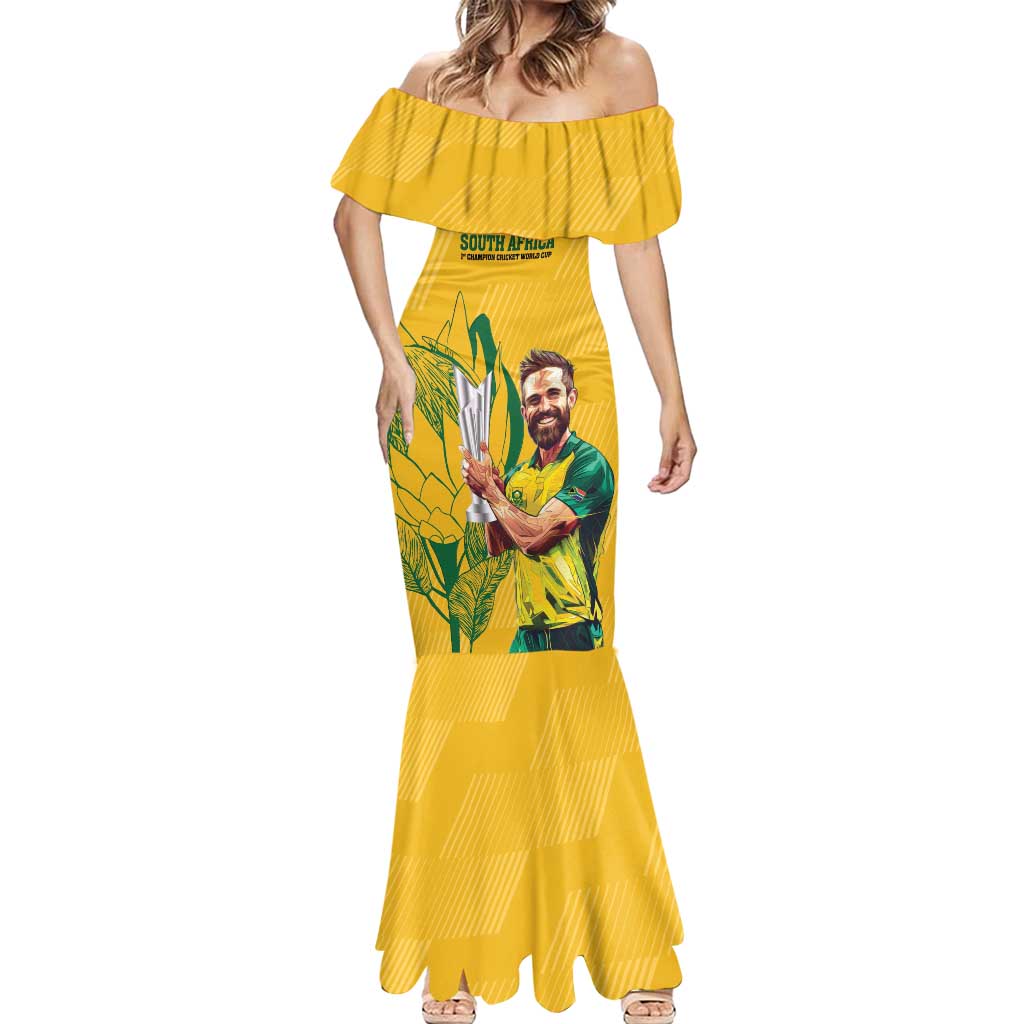 South Africa Cricket Mermaid Dress 1st Champions World Cup Proud Of Our Boys