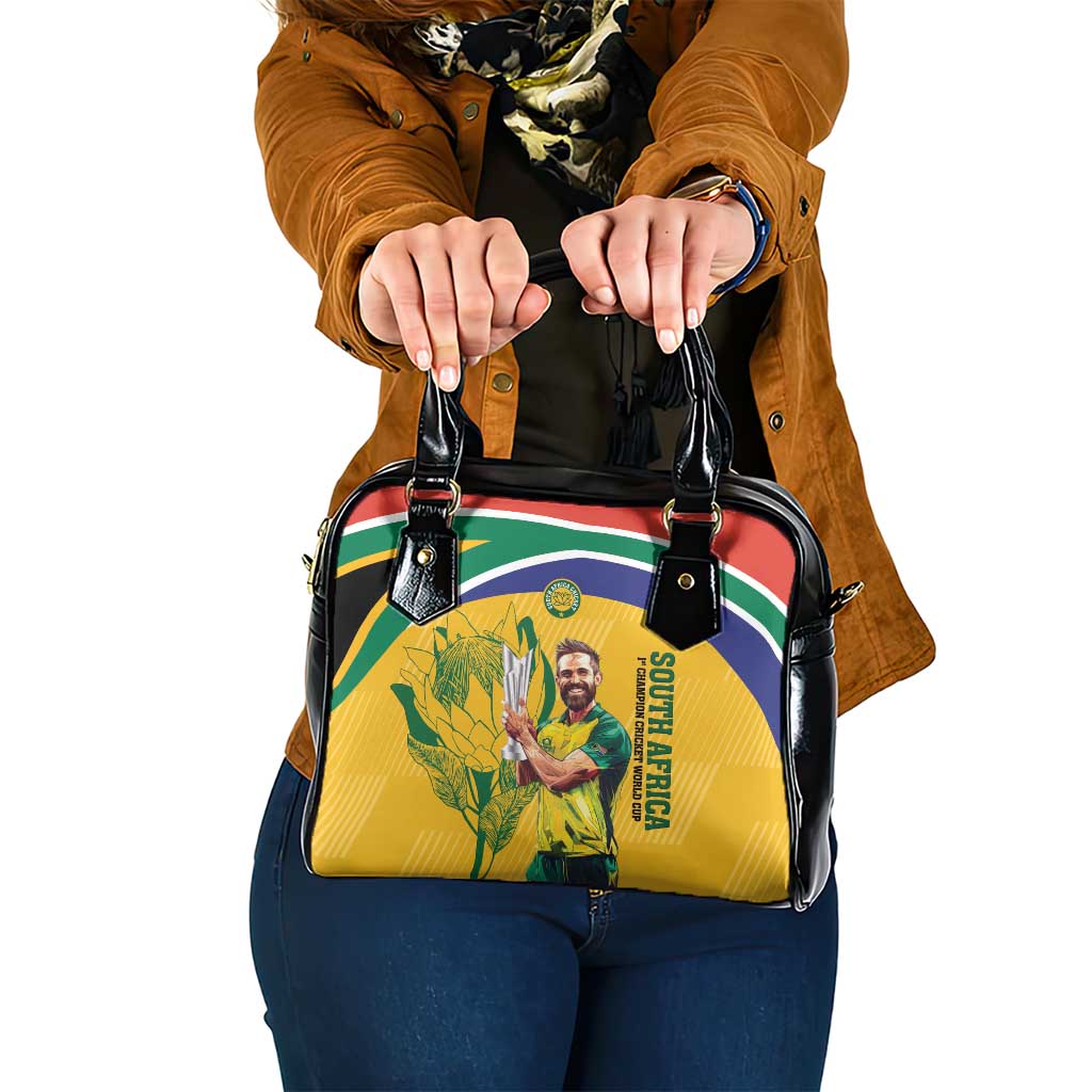 South Africa Cricket Shoulder Handbag 1st Champions World Cup Proud Of Our Boys