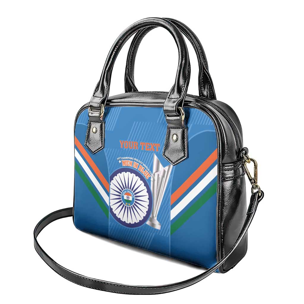 Custom India Cricket Shoulder Handbag 2nd Champions World Cup Men In Blue