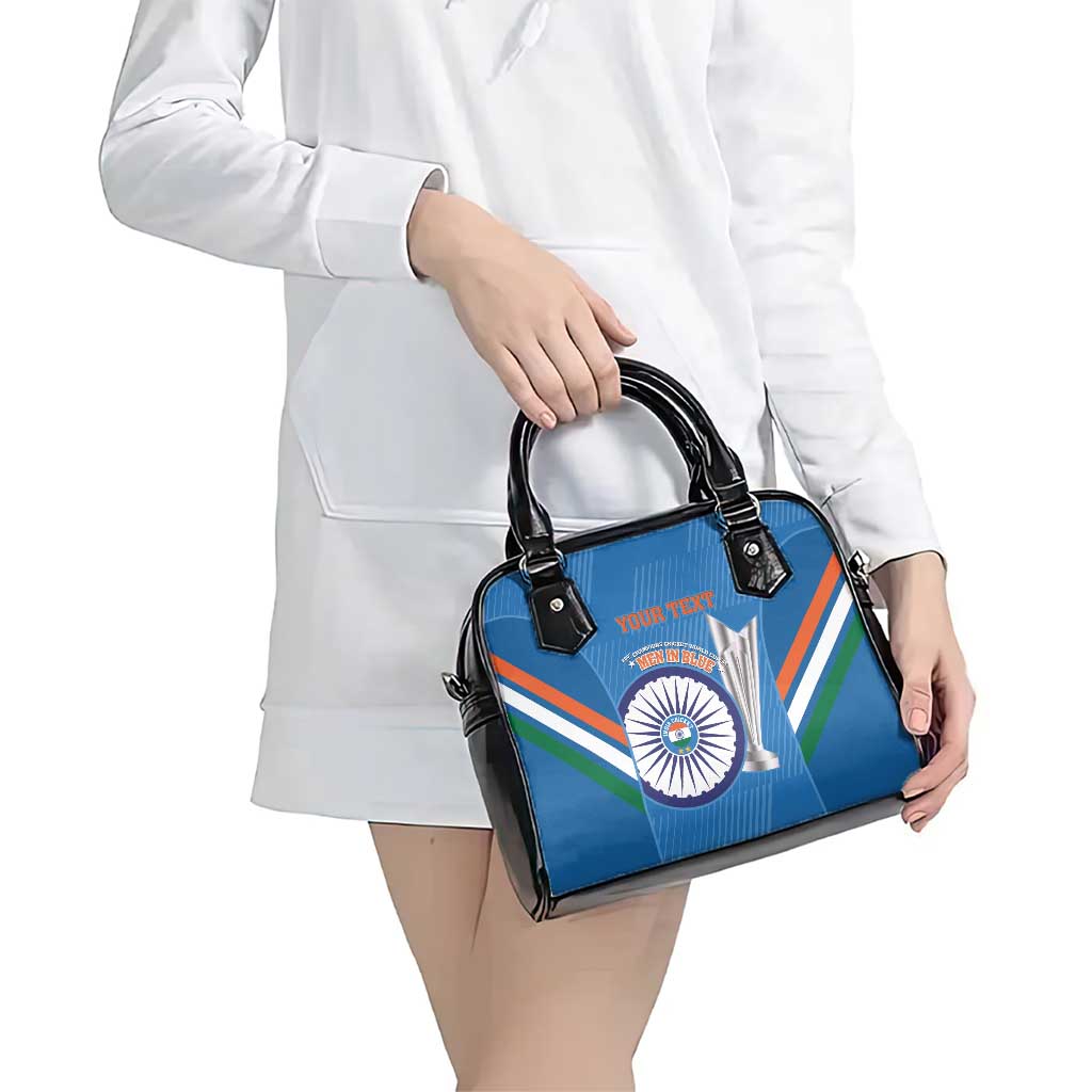 Custom India Cricket Shoulder Handbag 2nd Champions World Cup Men In Blue