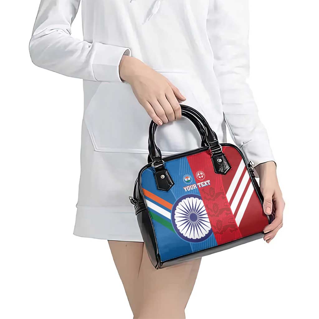 Custom India And England Cricket Shoulder Handbag 2024 Together Dynamic Version