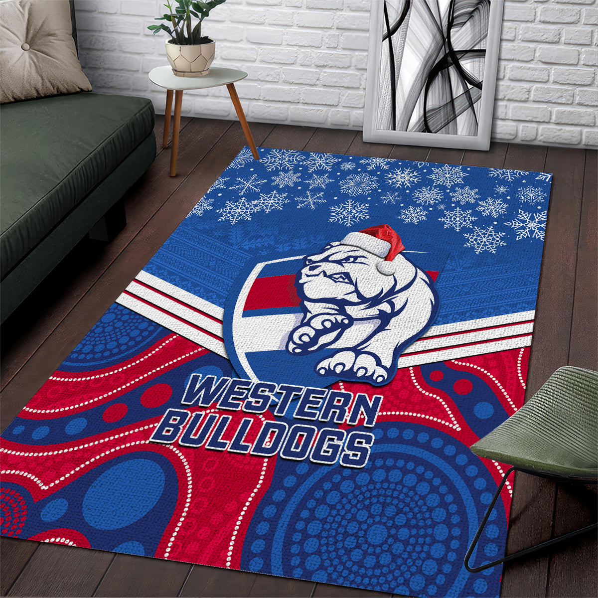 custom-bulldogs-football-christmas-area-rug-merry-xmas-2023-mix-aboriginal-art