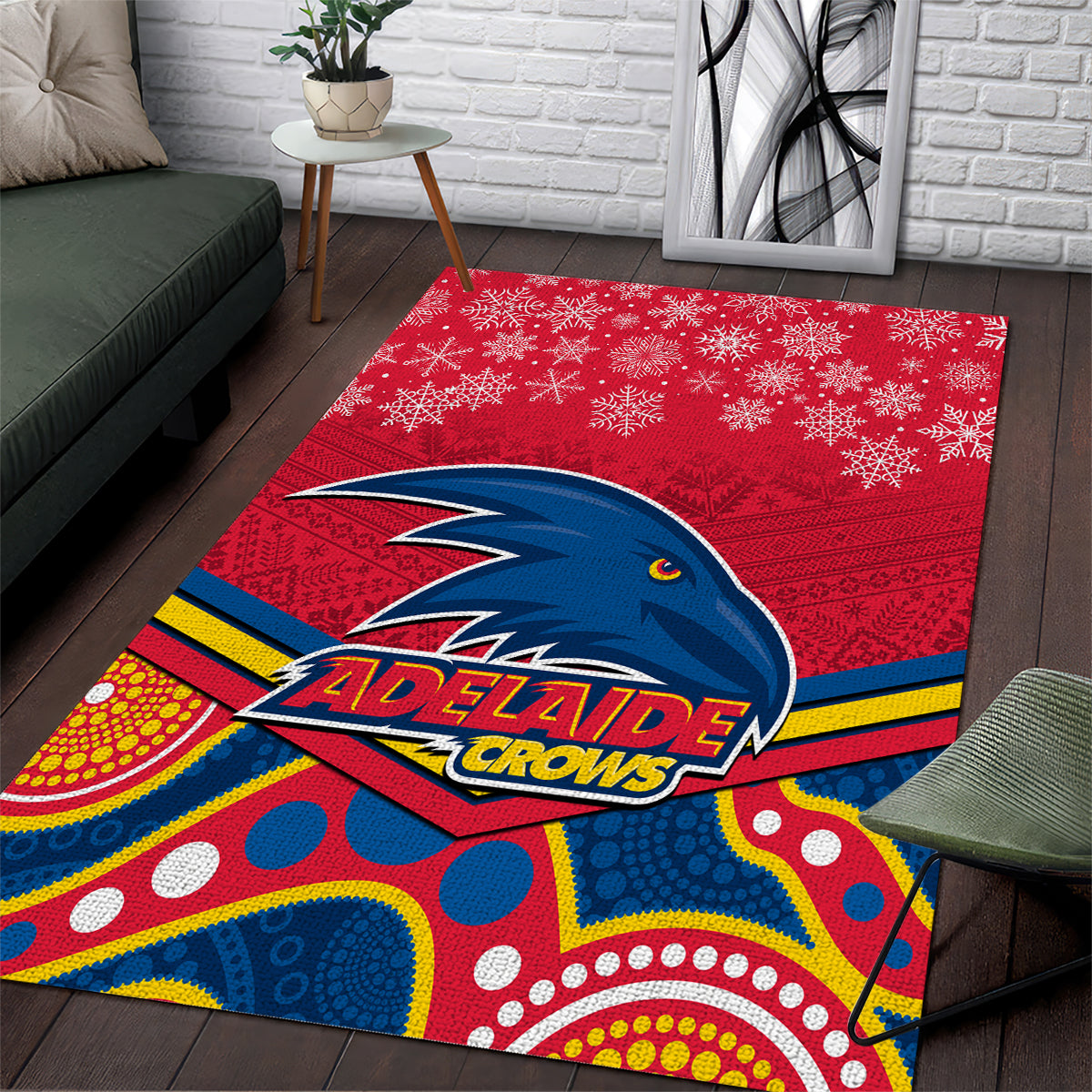 custom-adelaide-crows-football-christmas-area-rug-merry-xmas-2023-mix-aboriginal-art