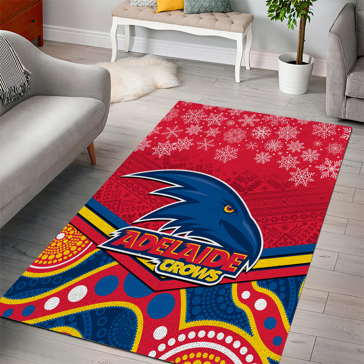 custom-adelaide-crows-football-christmas-area-rug-merry-xmas-2023-mix-aboriginal-art