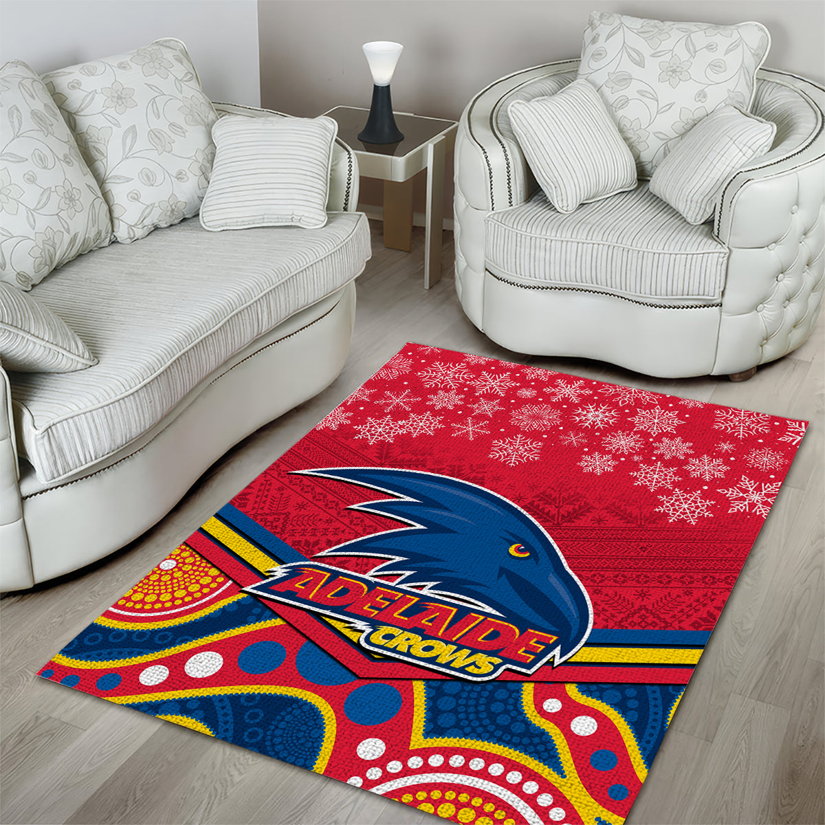 custom-adelaide-crows-football-christmas-area-rug-merry-xmas-2023-mix-aboriginal-art