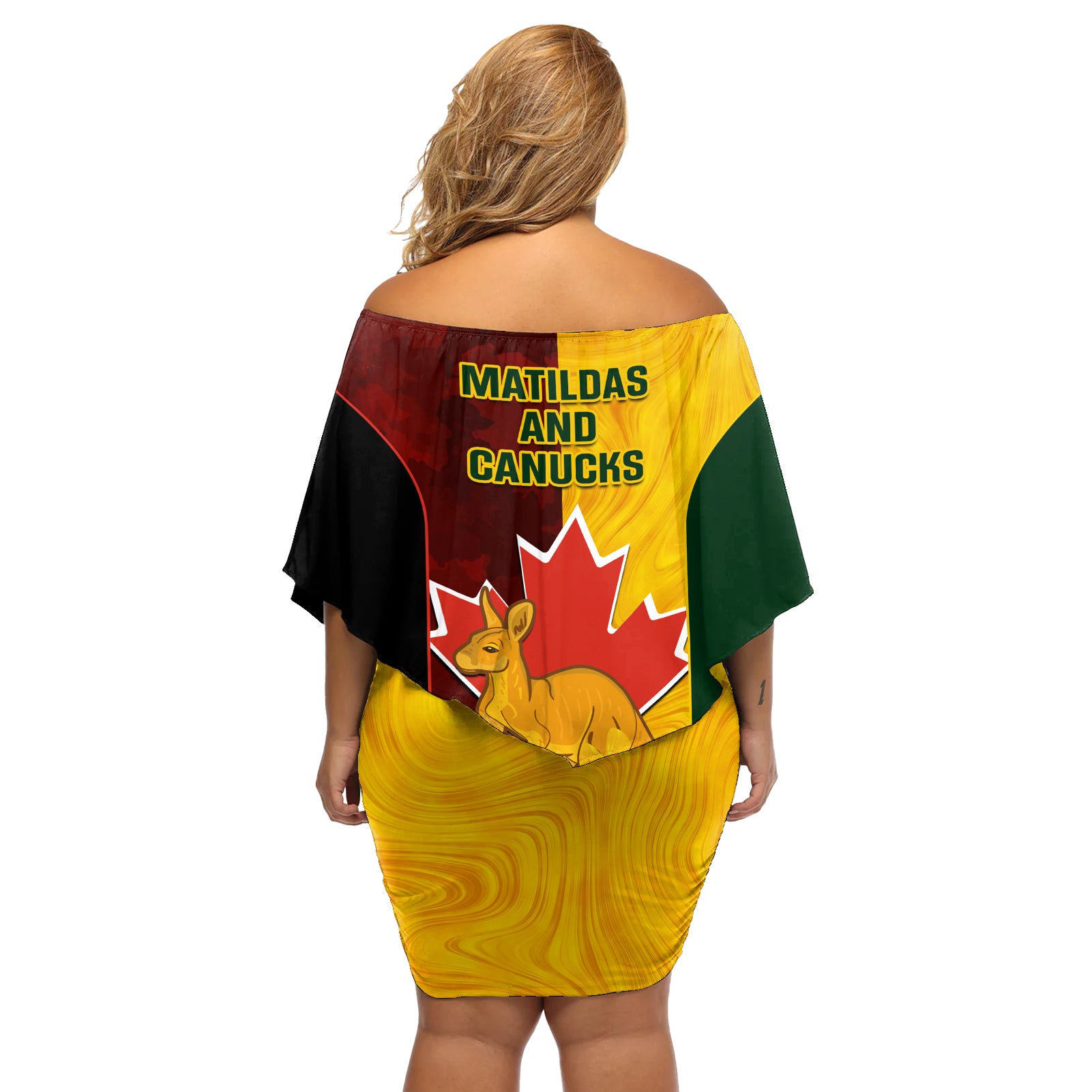 australia-and-canada-soccer-off-shoulder-short-dress-matildas-combine-canucks-together