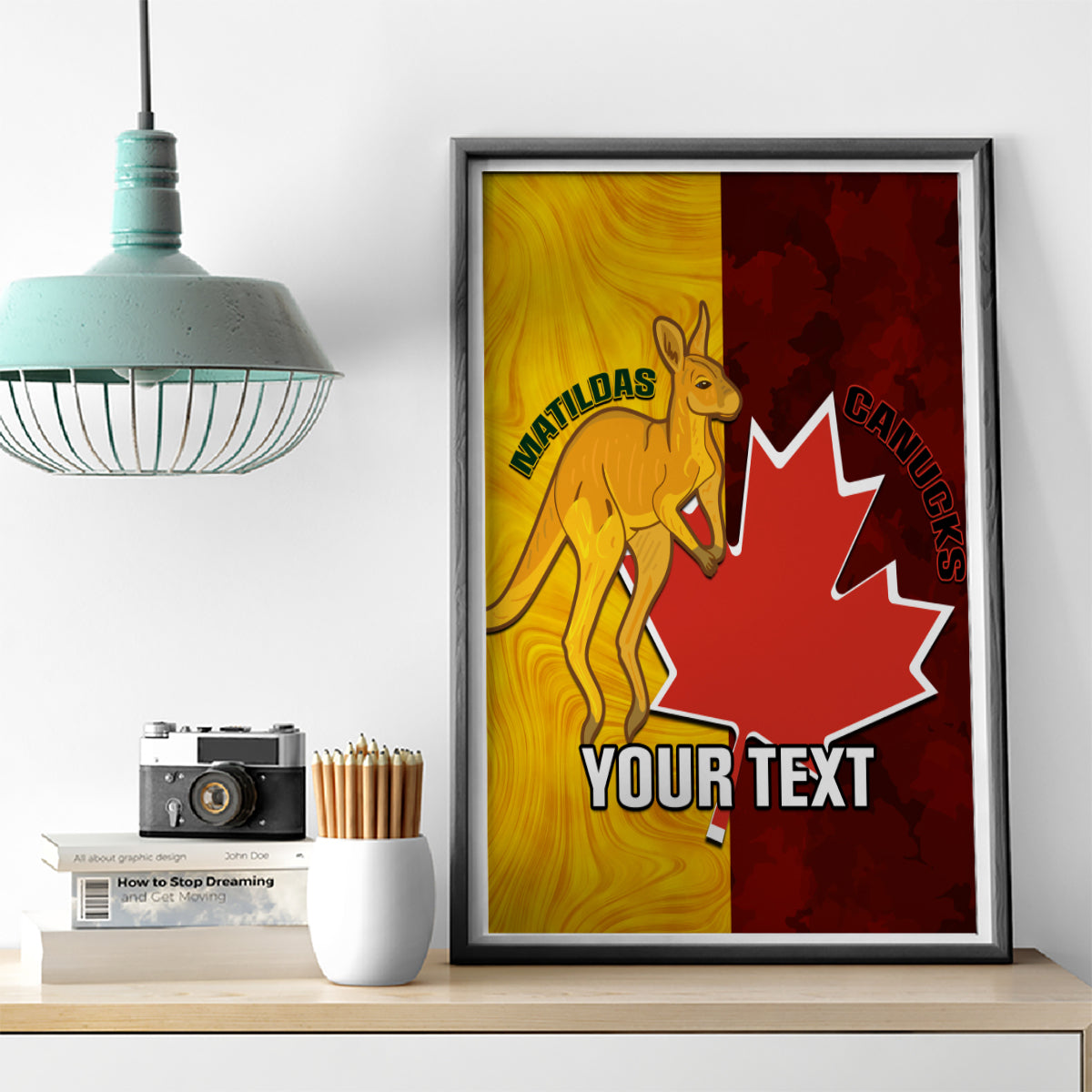 custom-australia-and-canada-soccer-canvas-wall-art-matildas-combine-canucks-together