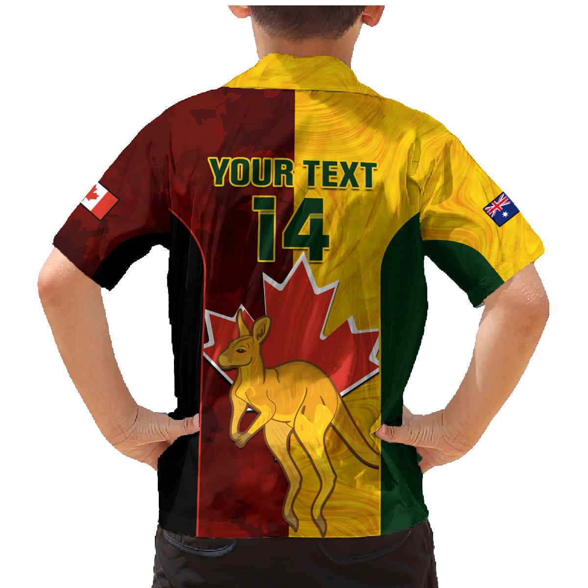 custom-australia-and-canada-soccer-family-matching-mermaid-dress-and-hawaiian-shirt-matildas-combine-canucks-together