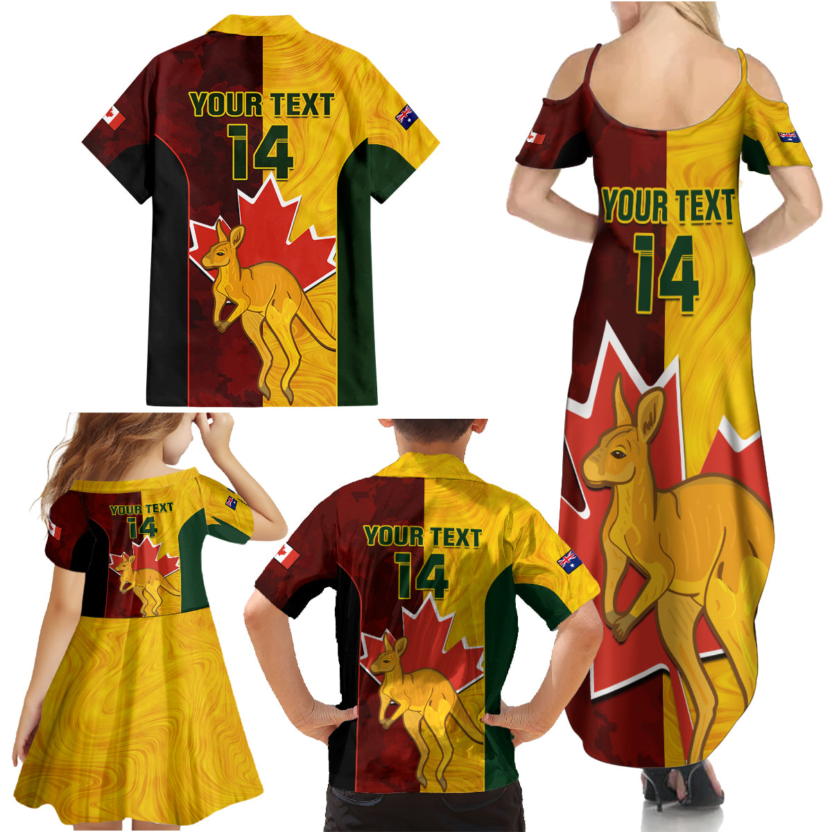 custom-australia-and-canada-soccer-family-matching-summer-maxi-dress-and-hawaiian-shirt-matildas-combine-canucks-together