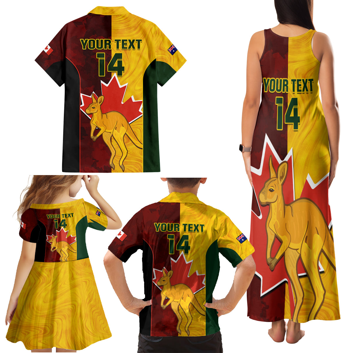 custom-australia-and-canada-soccer-family-matching-tank-maxi-dress-and-hawaiian-shirt-matildas-combine-canucks-together