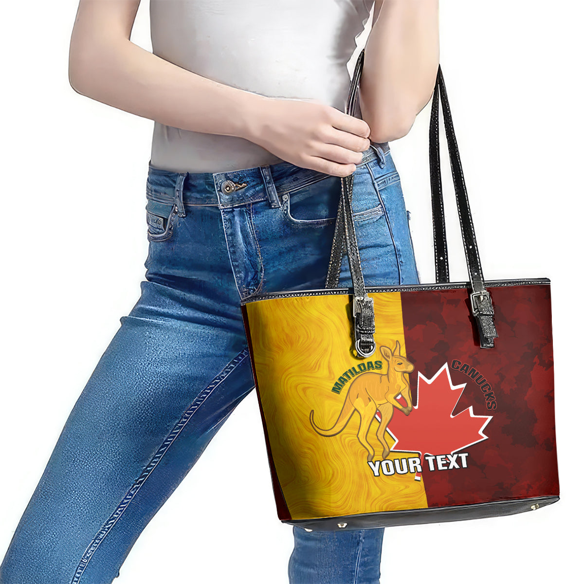 custom-australia-and-canada-soccer-leather-tote-bag-matildas-combine-canucks-together