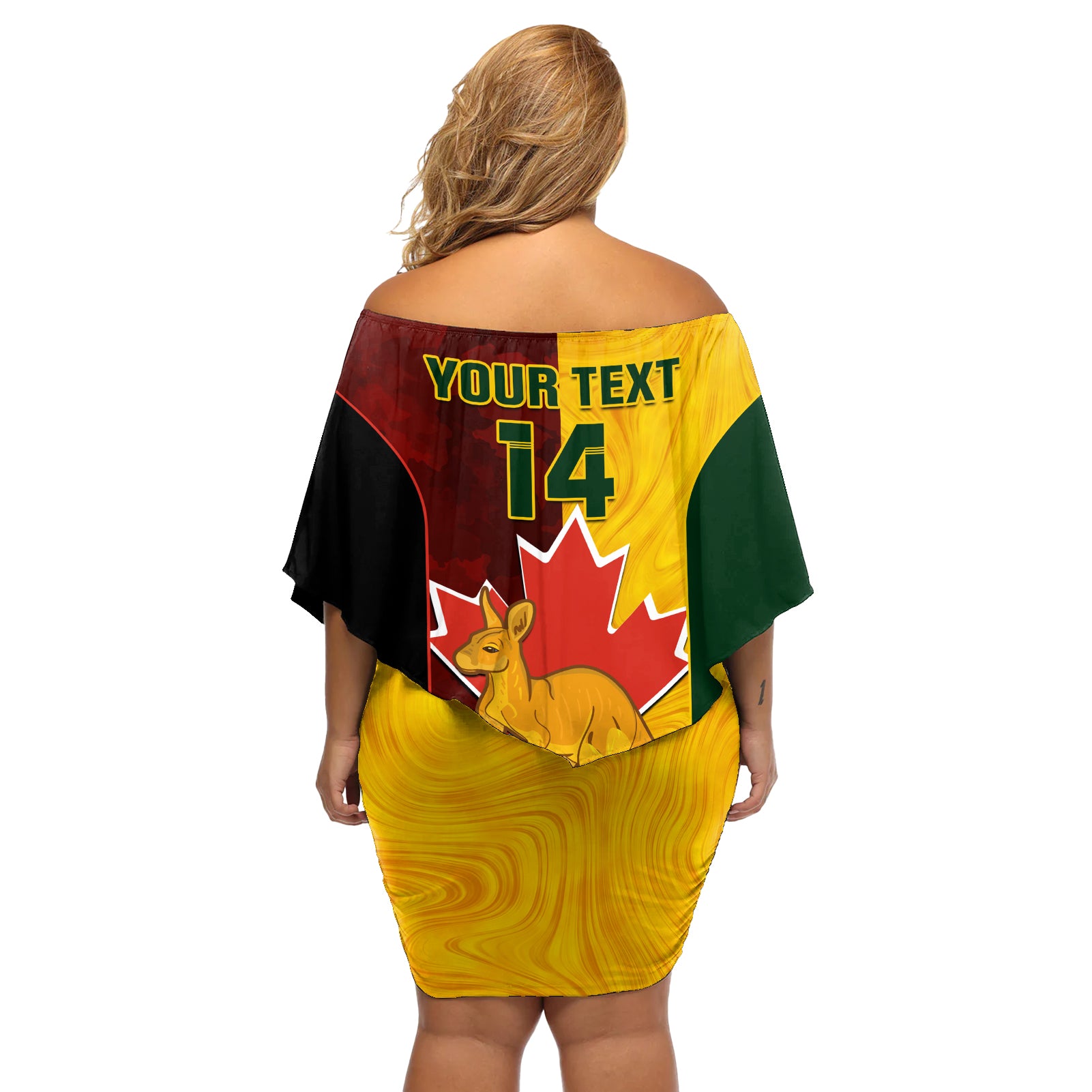 custom-australia-and-canada-soccer-off-shoulder-short-dress-matildas-combine-canucks-together