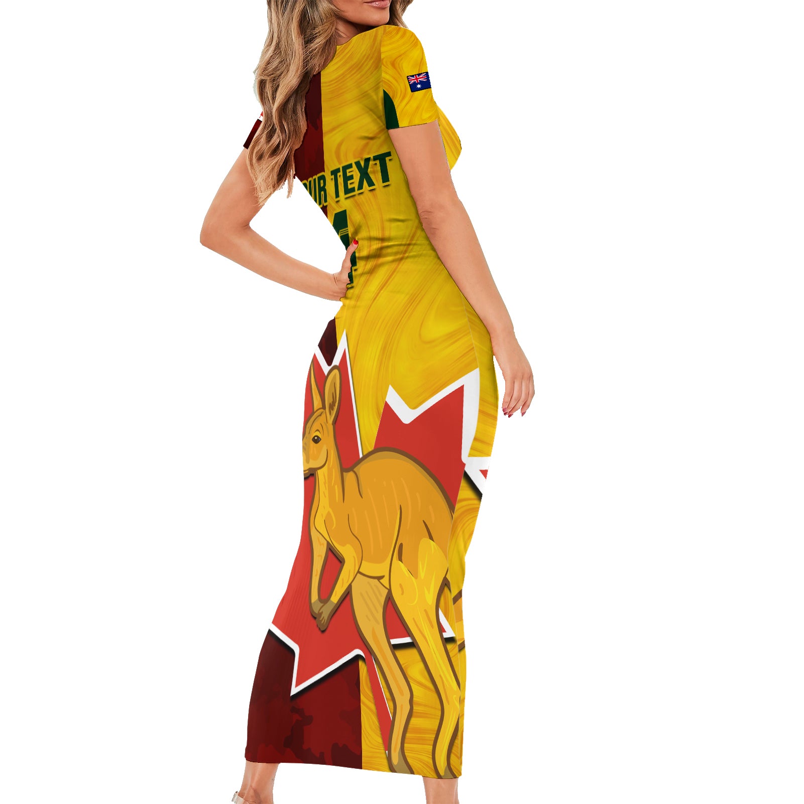 custom-australia-and-canada-soccer-short-sleeve-bodycon-dress-matildas-combine-canucks-together