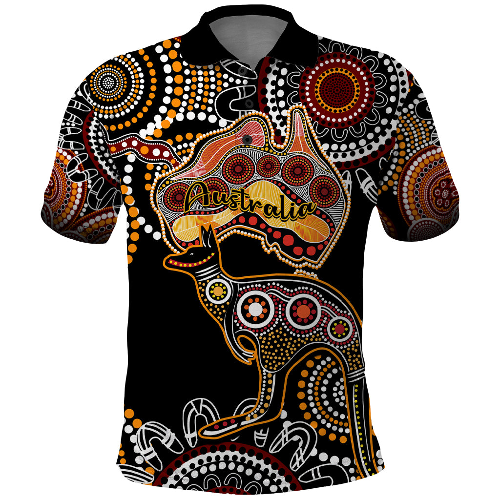 australia-aboriginal-polo-shirt-australian-map-with-kangaroo-indigenous-art