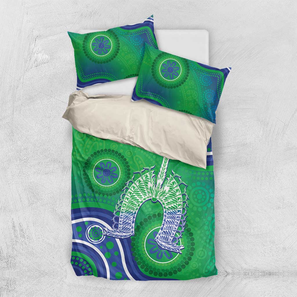 Australia Torres Strait Islanders Bedding Set Dhari Aboriginal Pattern