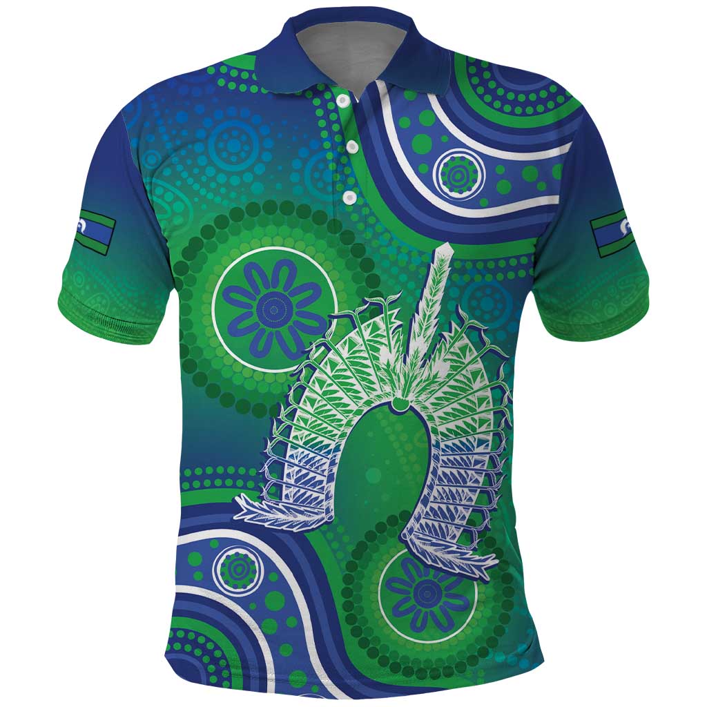 Australia Torres Strait Islanders Polo Shirt Dhari Aboriginal Pattern